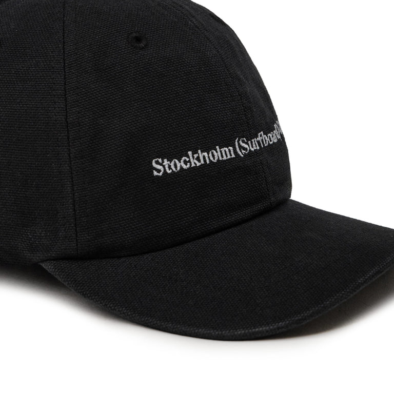 Stockholm Surfboard Club Pac Cap (Black)