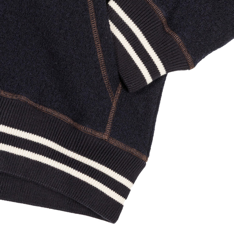 Wales Bonner October Hoodie - S / Navy - 5
