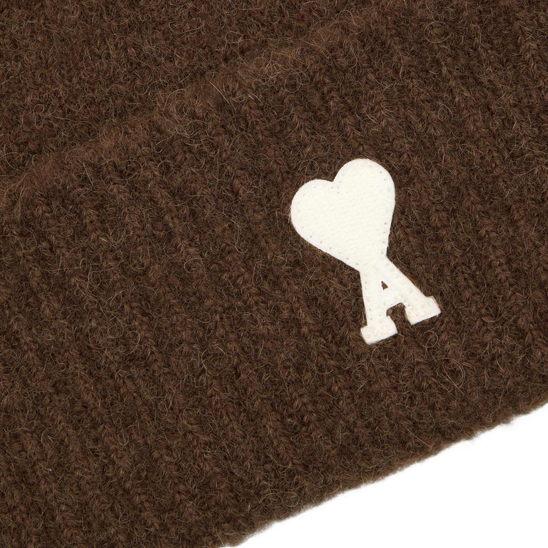 AMI Paris Ami De Coeur Alpaca Beanie - 3