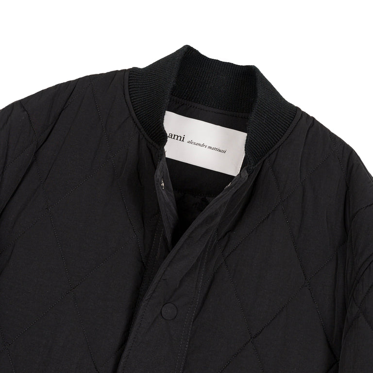 AMI Paris Nylon Padded Jacket - L / Black - 3