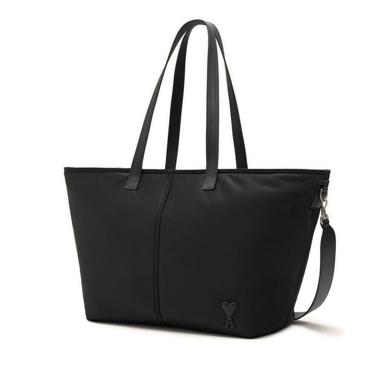 AMI Paris	Nylon Marcel Small Shopping Bag - 3