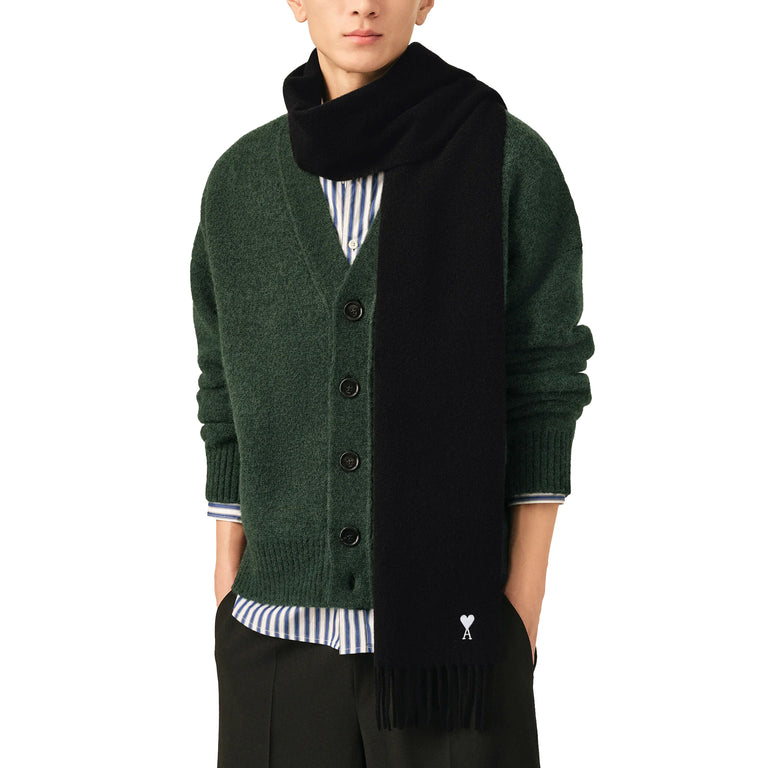 AMI Paris	Ami De Coeur Wool Scarf - 3
