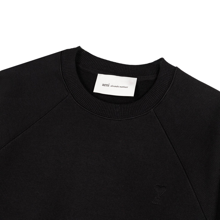 AMI Paris Embossed Ami De Coeur Sweatshirt - XXL / Black - 2