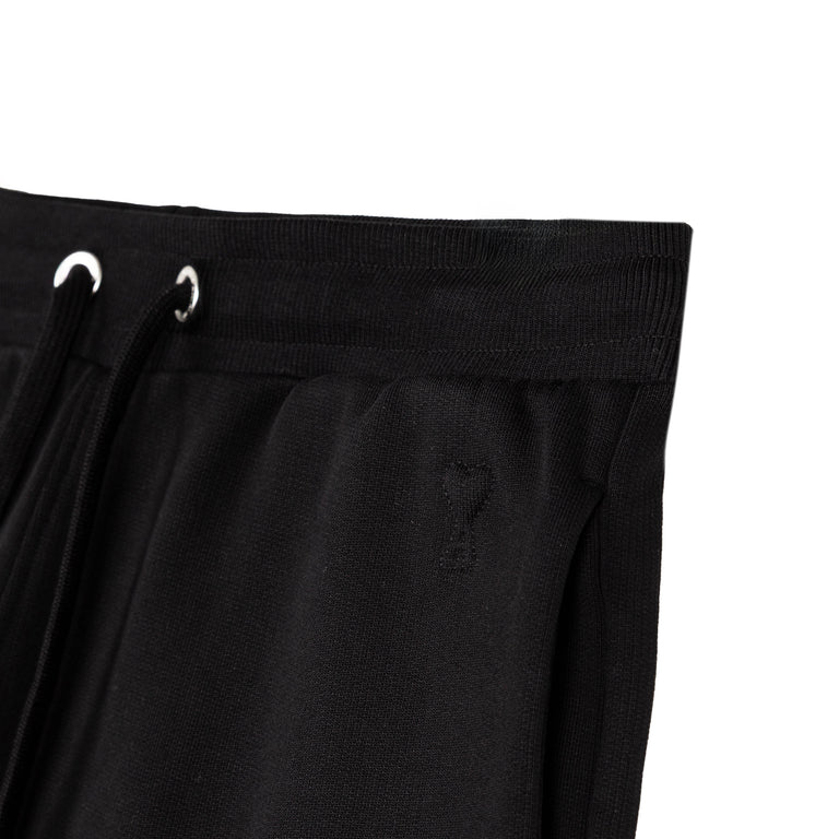 AMI Paris	Small Ami De Coeur Embossed Jogger - M / Black - 2