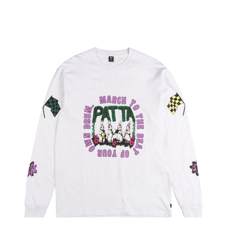 Patta Own Your Own Mind Long Sleeve T-Shirt - XXL / White - 1
