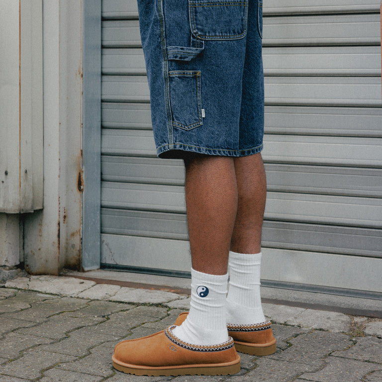Asphaltgold Together Forever - Denim Shorts onfeet