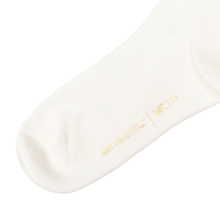 Vans	x Metagirl Ruffle Knee High Sock - S / White - 3