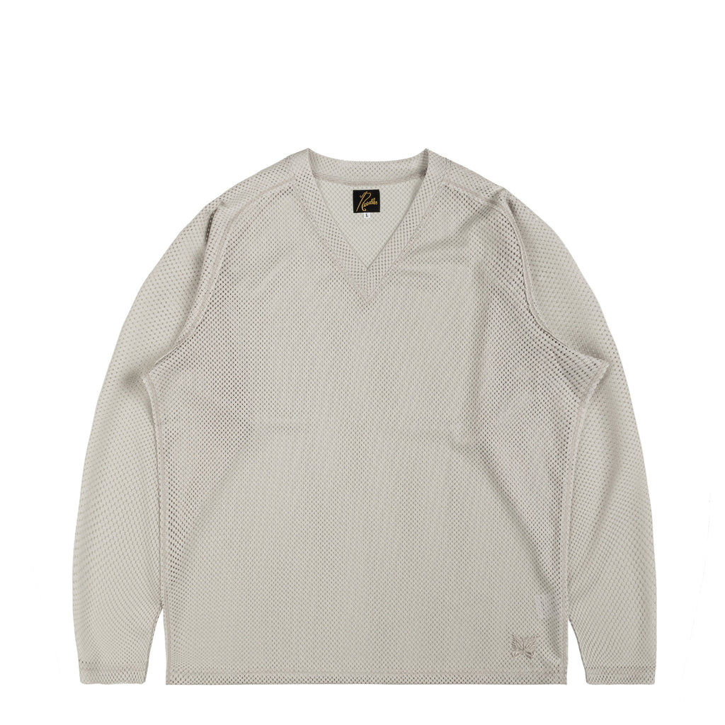 トップス Needles L/S U-NECK TEE RASCHEL LACE XS NEEDLES ニードルズ L/S U-Neck Tee - Raschel Lace｜BORN FREE