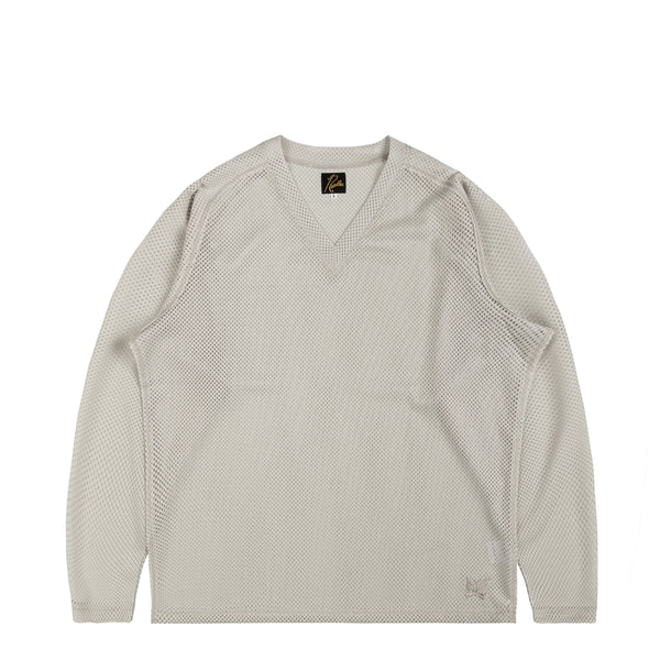 【NEEDLES】L/S V NECK TEE Needles L/S V-Neck Tee - Raschel Lace | Apparel » Buy online