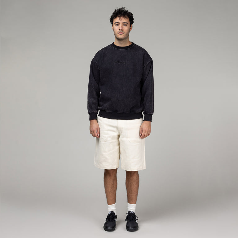 Fucking Awesome Little Stamp Snow Wash Crewneck
