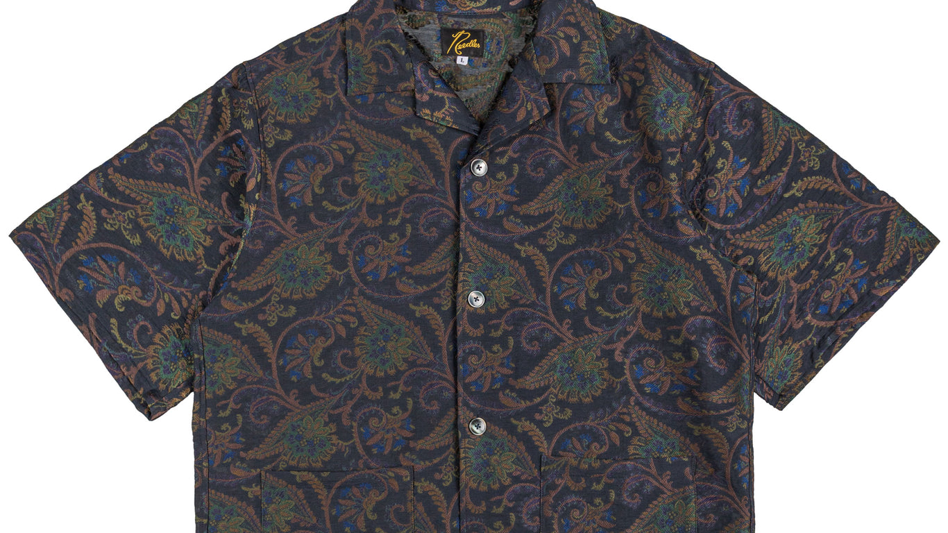 トップス NEEDLES Cabana Shirt Needles Cabana Shirt - Black | Garmentory