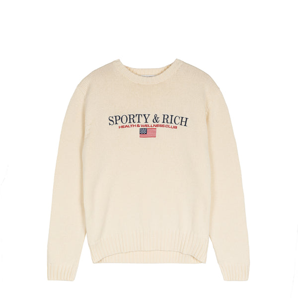 Sporty & Rich S&R Nautical Cotton Sweater | Apparel » Buy online now!