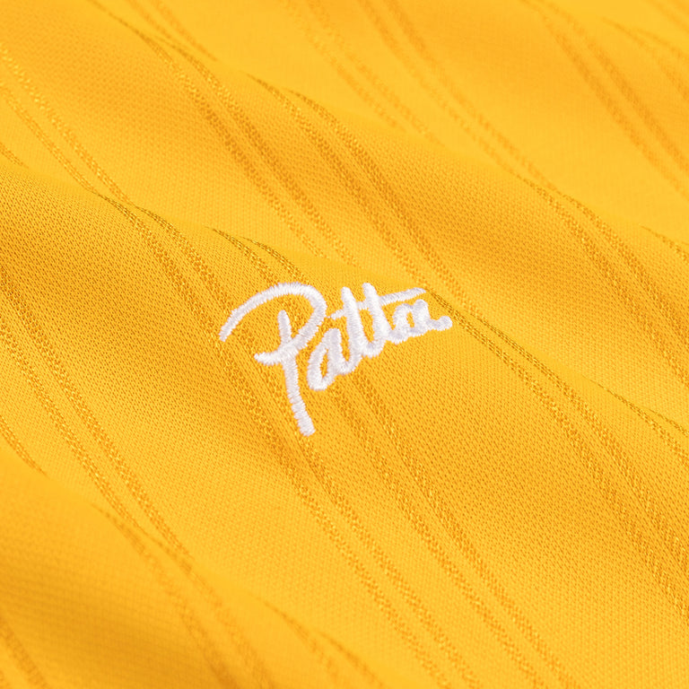 Patta Jacquard Striped Long Sleeve Jersey - XXL / Golden Rod - 4
