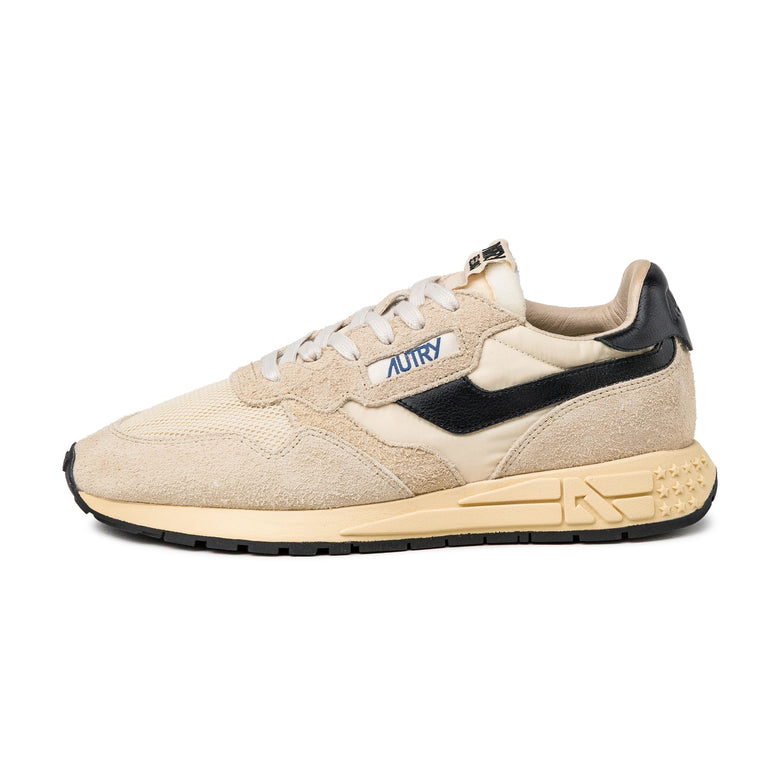 Autry Reelwind Low *Suede / Net* - 47 / Ecru / Black
