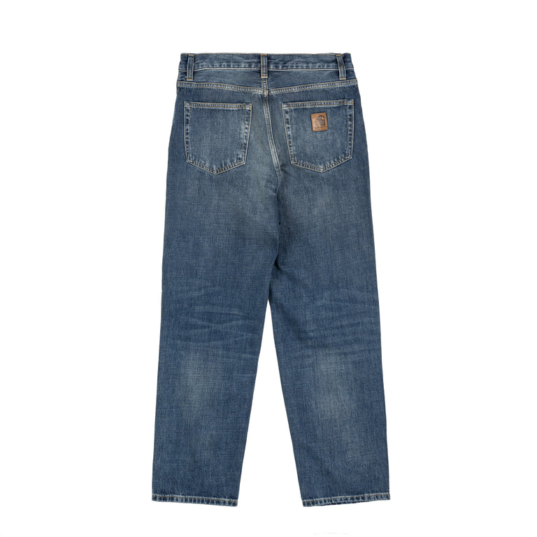 Carhartt WIP Aaron Pant - 36 / Blue / Dark Used Wash - 2
