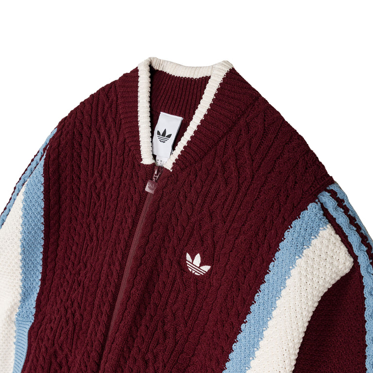 Adidas Retro Remix Cardigan - XXL / Shadow Red / Off White / Ash Blue - 2
