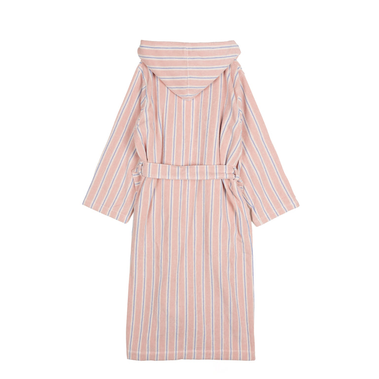 Tekla Hooded Bathrobe - L / Candy Stripes - 2
