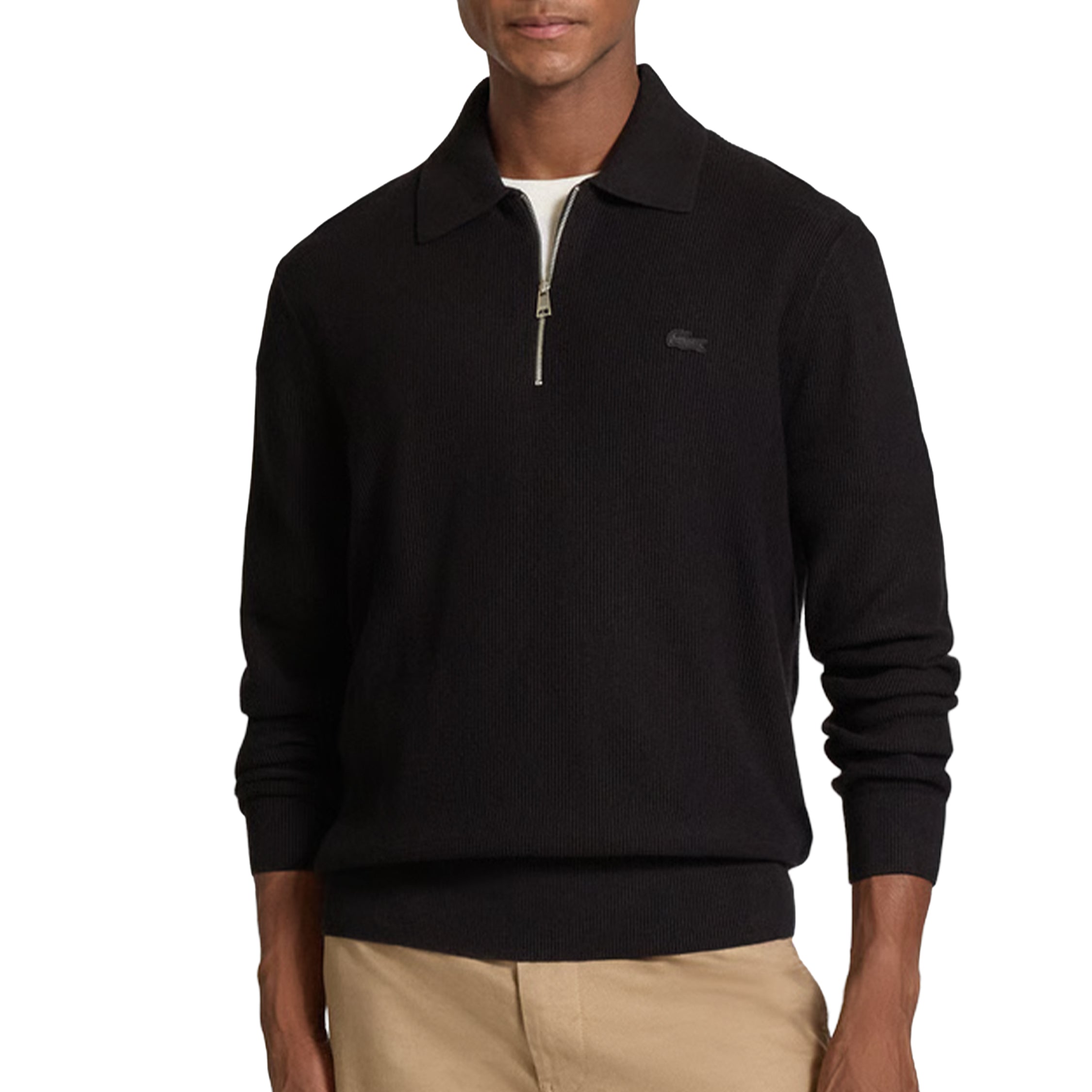 Lacoste Half-Zip Polo Collar Sweater » bestel nu online!