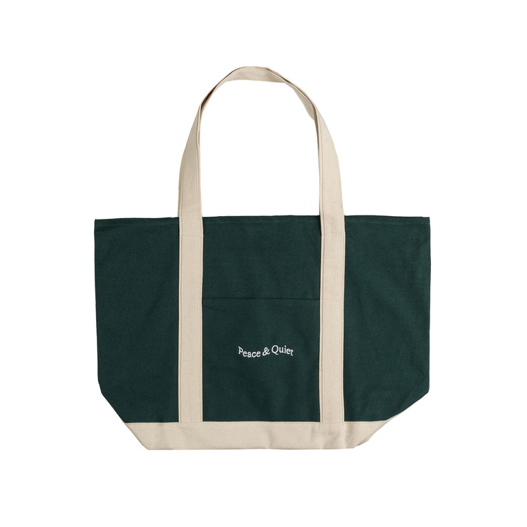Museum of Peace & Quiet Wordmark Boat Tote