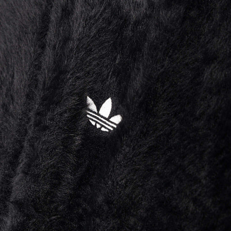 Adidas Faux Mohair Classic Tracktop - L / Black / Offwhite - 4
