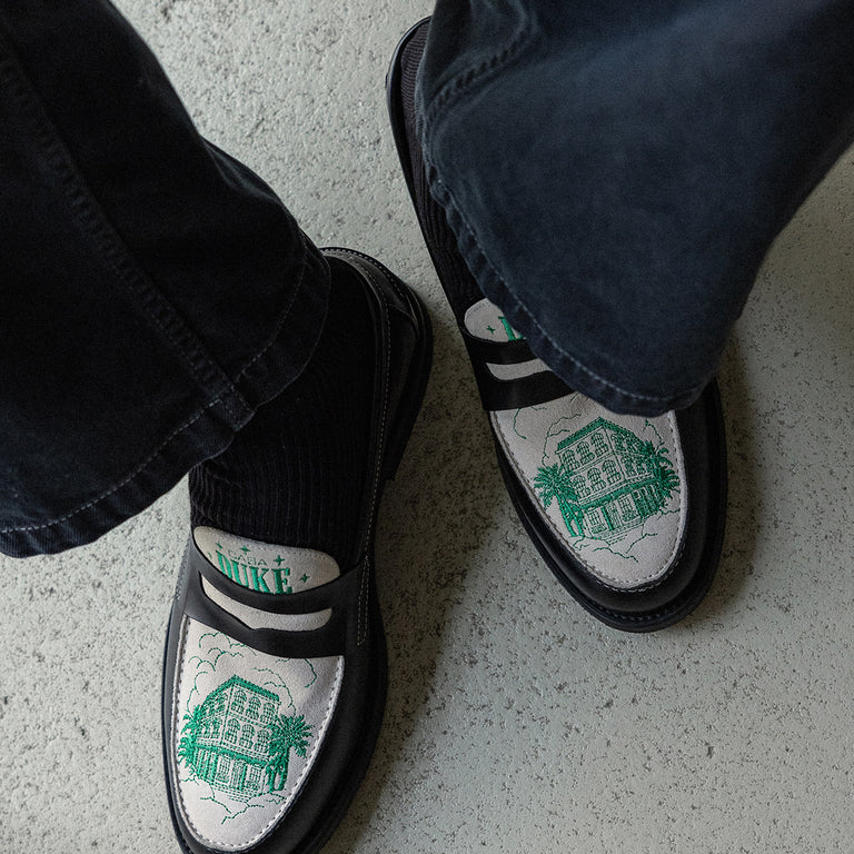 Duke + Dexter Wilde Penny Loafer onfeet