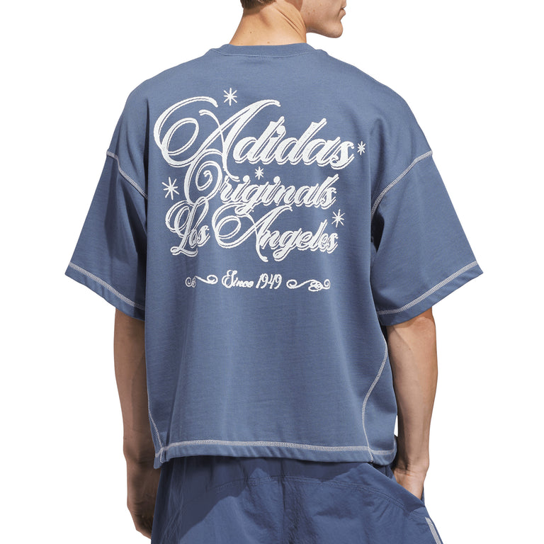 Adidas Wilshire Short Sleeve Sports Tee - XL / Preloved Ink - 5
