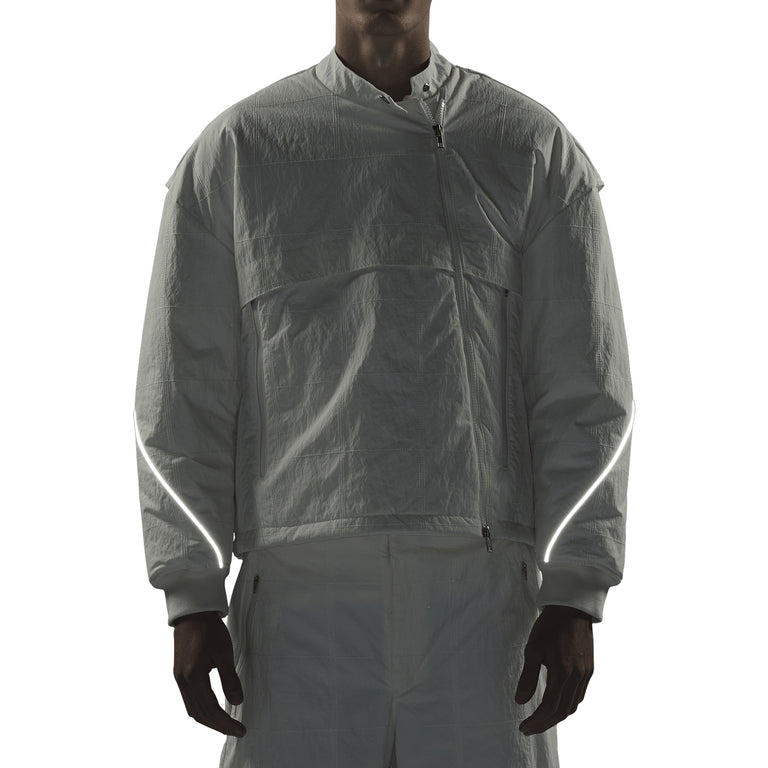 Adidas Motor Ave Racer Jacket - L / Off White - 8
