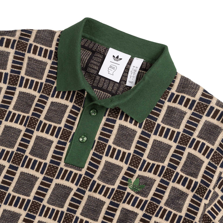 Adidas x Brain Dead Knit Polo Shirt