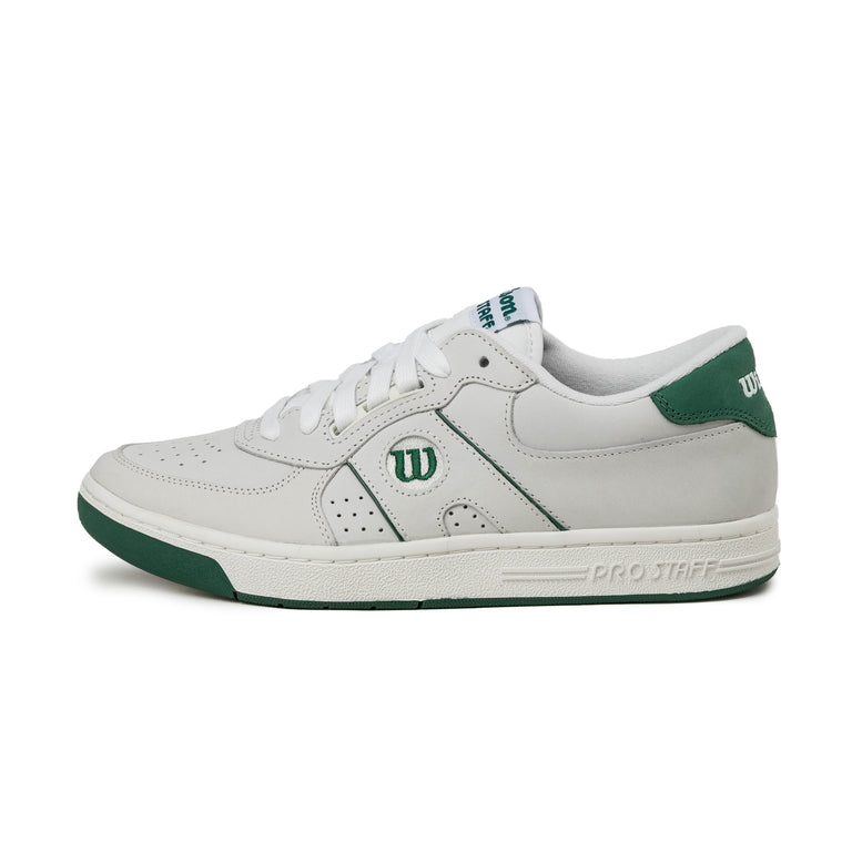 Wilson Pro Staff 87 Nubuck - 48 / White / White / Evergreen
