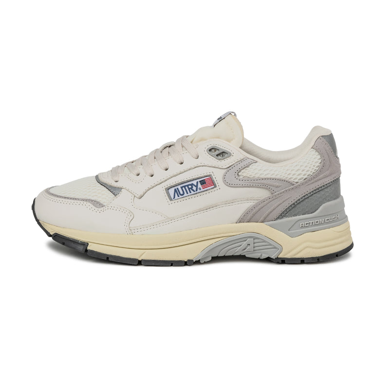 Autry Hyperway *Goatsuede / Mesh* - 46 / White / Grey - 1

