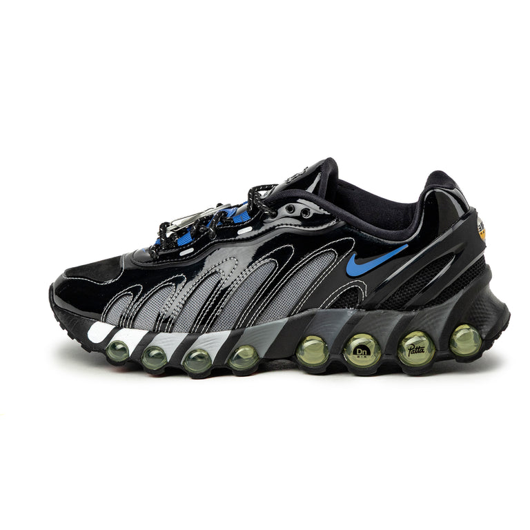 Nike x Patta Air Max DN8 SP - 46 / Black / Game Royal / Metallic Silver / White

