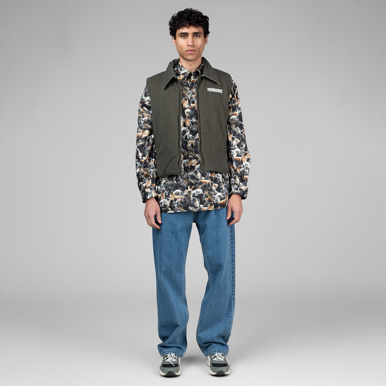 Metalwood Poly Filled Reversible Vest
