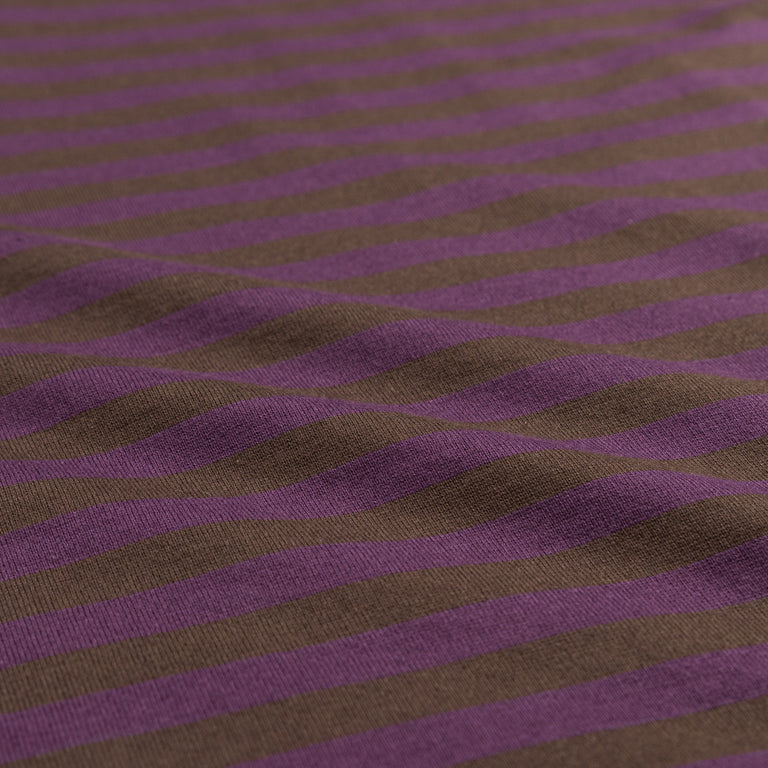 Needles L/S Crew Neck Tee - Cotton Stripe Jersey 