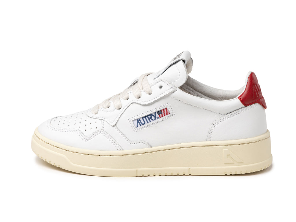 【関税&送料込】Autry White Leather Medalist Sneakers SNEAKERS-MEDALIST-LOW-IN-SUEDE