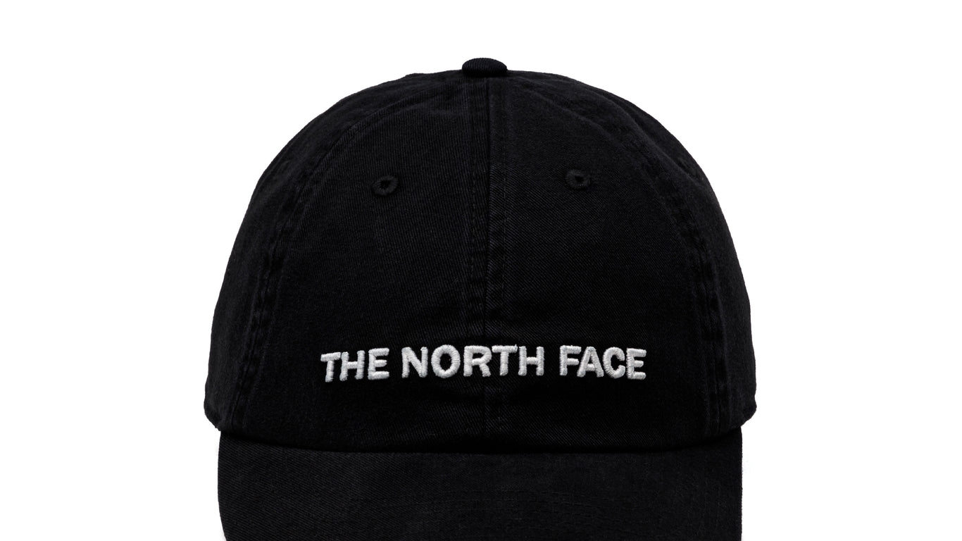 All black north face hat top