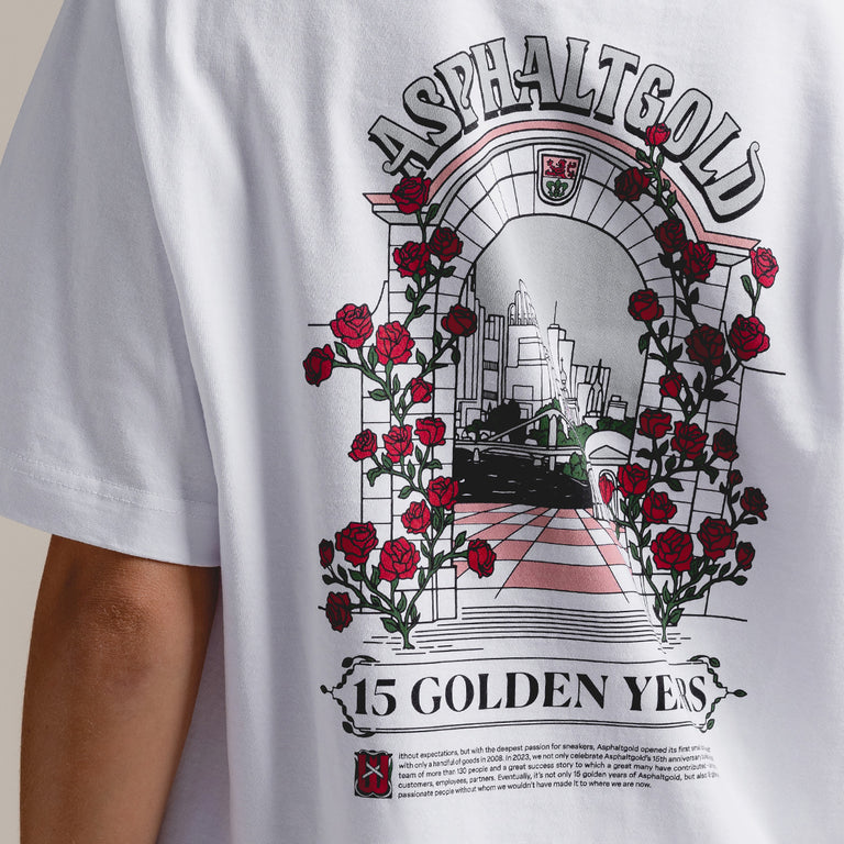 Asphaltgold 15 Golden Years T-Shirt onfeet