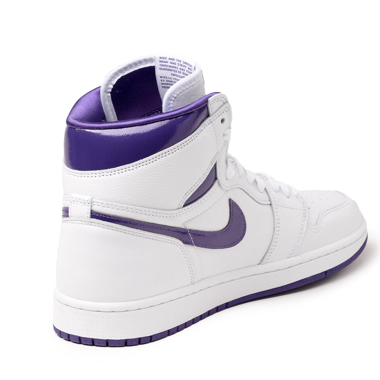 Nike Wmns Air Jordan 1 High OG *Court Purple* - 35.5 / White / Court Purple - 3