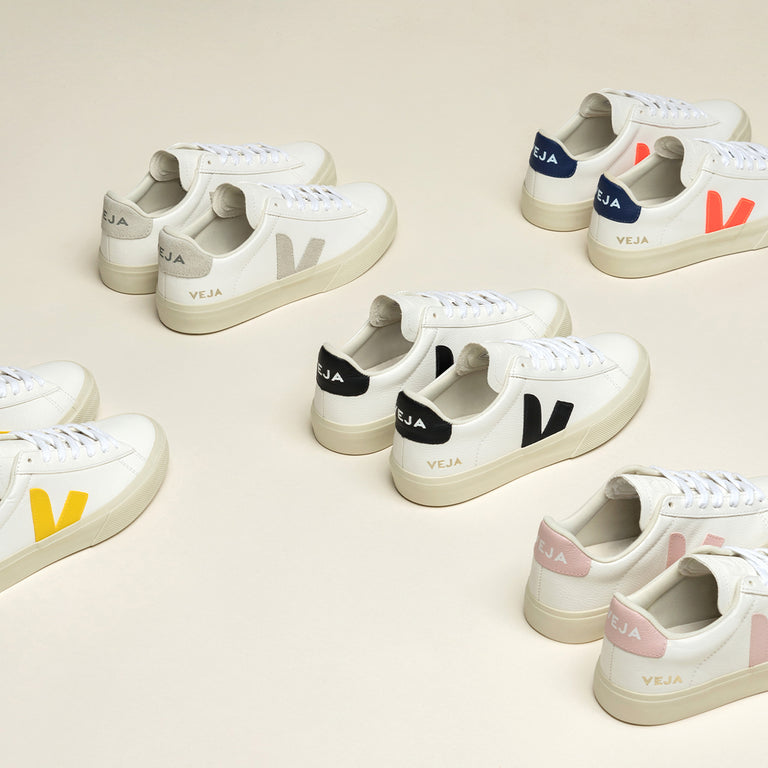 Veja Campo Chromefree Leather onfeet