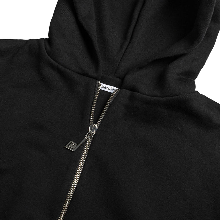 Perplex Zip Hoodie Black