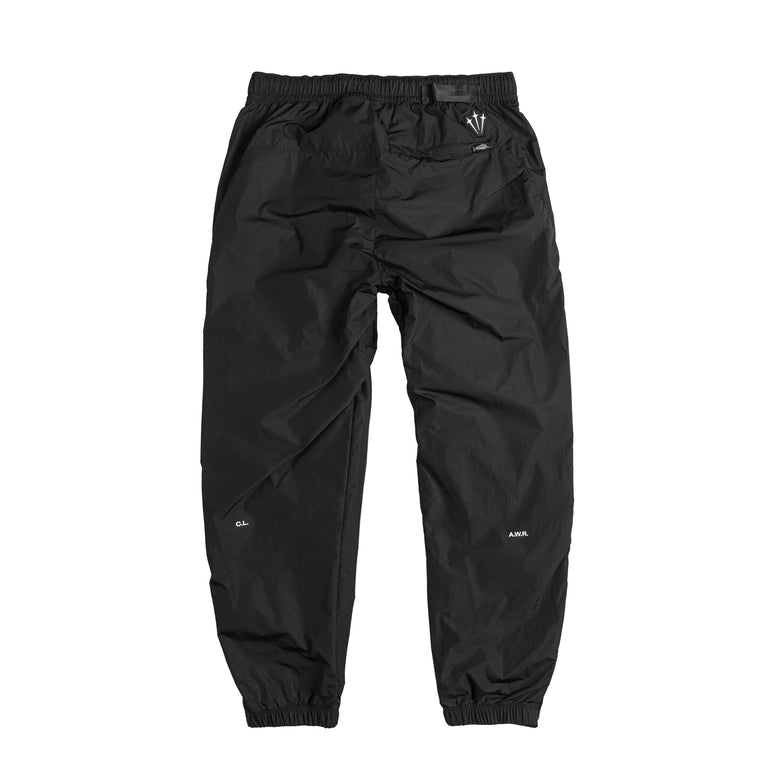 Black woven track pants sales
