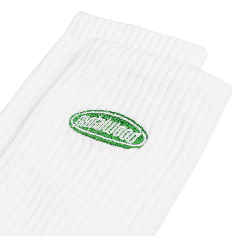 Metalwood Oval Logo Crew Sock