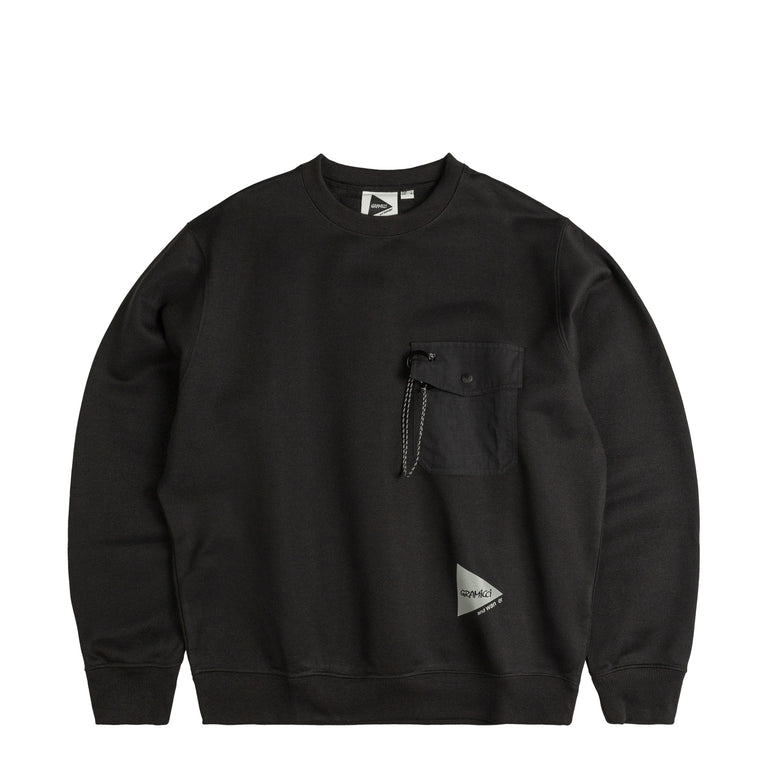 Gramicci	x And Wander Pocket Sweat Shirt
