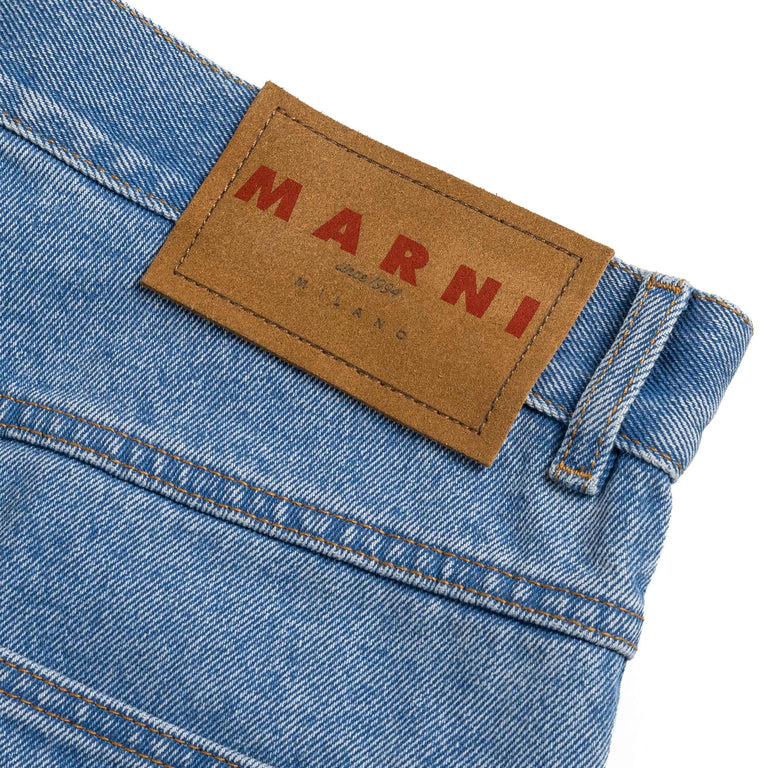 Marni Bleached Coated Organic Denim