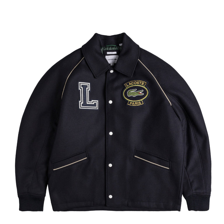 Lacoste Premium Wool Varsity Badge Jacket