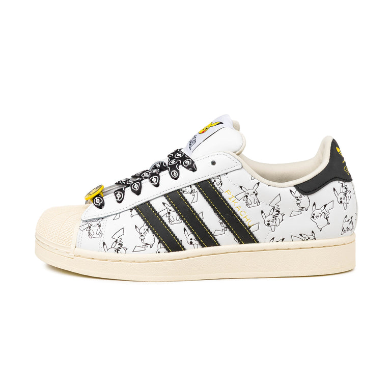 Adidas x Pokémon Superstar II *Pikachu* - 36 / Footwear White / Core Black / Gold Metallic
