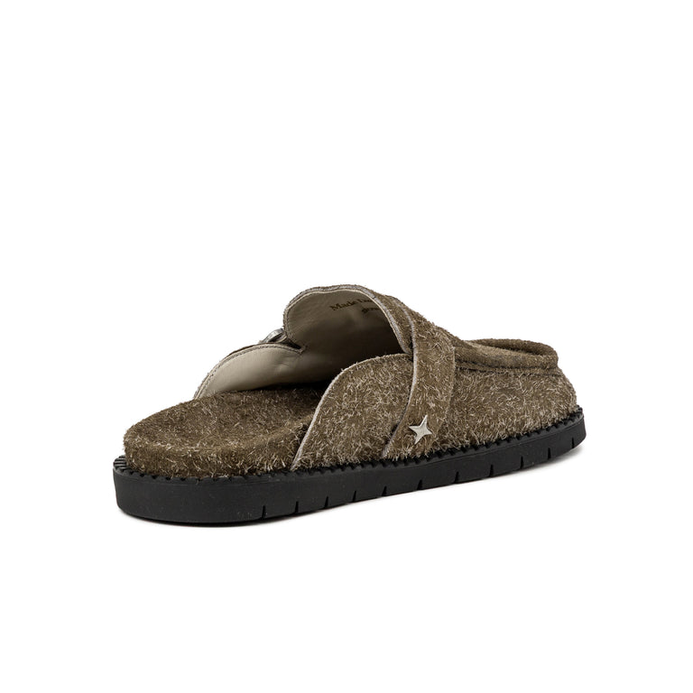 Duke + Dexter Winston Mule *Cow* - 42 / Khaki - 3