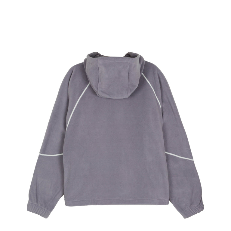 New Balance Trackside Polar Fleece Hoodie - L / Off-Line Grey - 2

