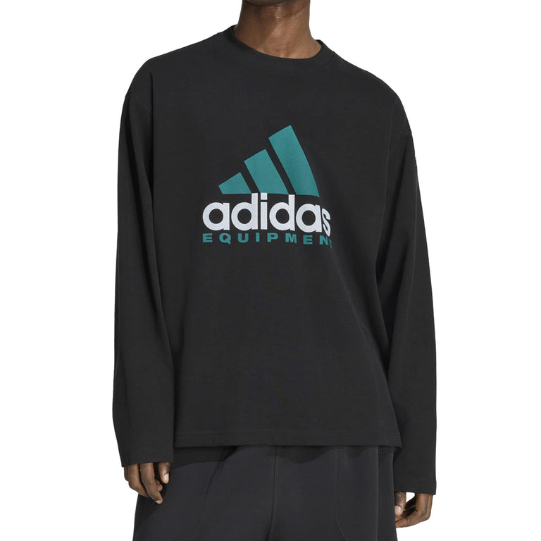 Adidas	Equipment Essentials Longsleeve Tee - XXL / Black - 2