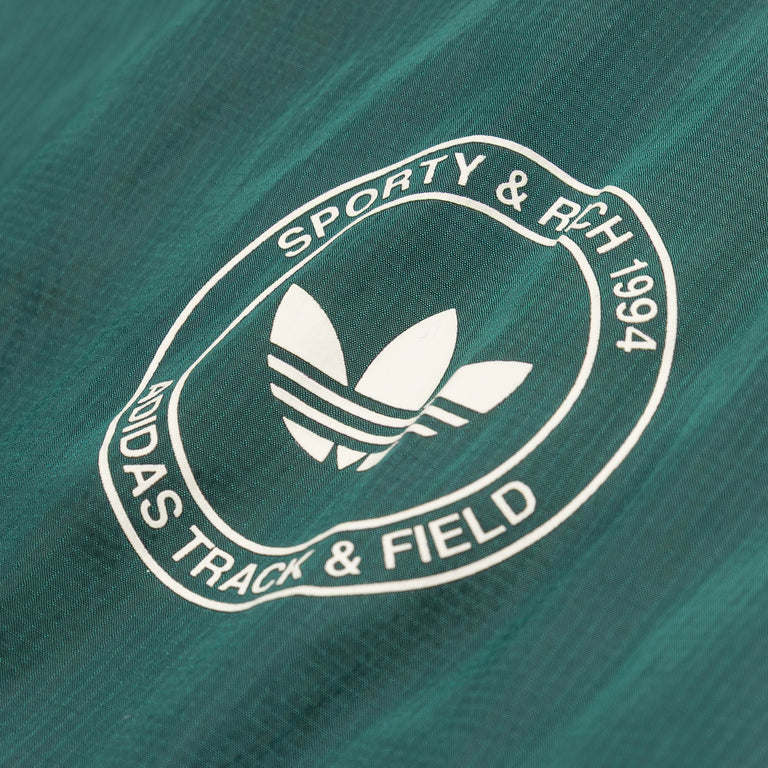 Adidas x Sporty & Rich Wmns Windbreaker - 40 / Wild Pine - 5

