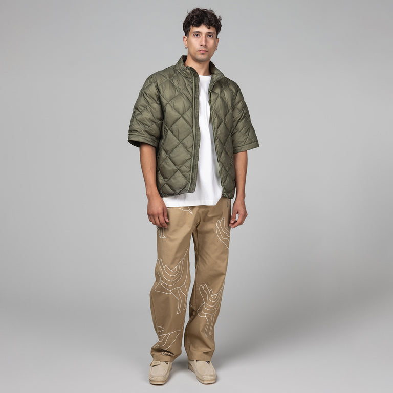 Hiking Patrol Light Down Detachable Sleeves Jacket